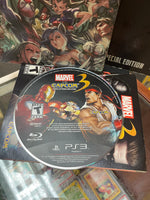 Marvel vs Capcom 3: Fate of Two Worlds (Sony Playstation PS3, Video Games) **TESTED**