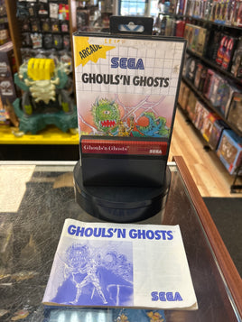 Ghouls'N Ghosts 0828 (SEGA Master System SMS, Video Games) **COMPLETE**