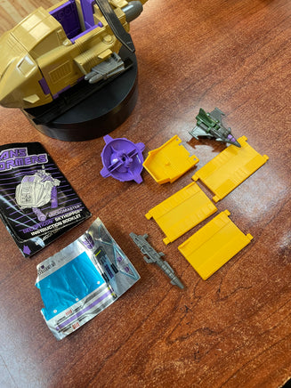 Decepticon G1 Skyhopper & Micromaster 1988 (Transformers Retro G1, Hasbro) COMPLETE - Bitz & Buttons