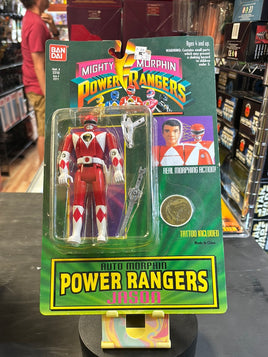 Auto Morphin Red Power Ranger Jason 1070 (Vintage MMPR Rangers, Bandai) SEALED