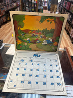 16 Month Calender -1982/1983- (Vintage Smurfs, Schleich Peyo)