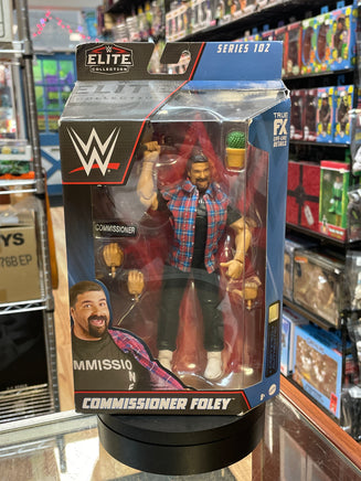Commissioner Foley S102 (WWE Elite Collection, Mattel) SEALED - Bitz & Buttons