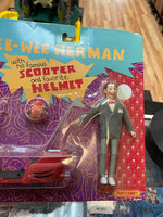 Pee Wee Herman with Scooter (Vintage Pee-Wee’s Playhouse, Matchbox)