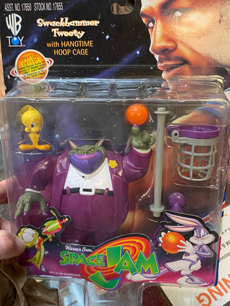 Swackhammer & Tweety (Vintage Space Jam, Playmates) SEALED - Bitz & Buttons
