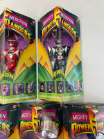 Mighty Morphin 8" Set of 5 (Vintage MMPR Power Rangers, Bandai) SEALED - Bitz & Buttons