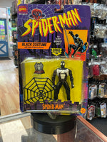 Black Costume Spider-Man (Vintage Marvel Superheroes, Toy Biz) SEALED - Bitz & Buttons