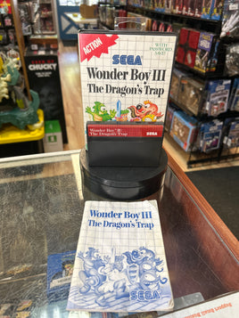 Wonder Boy III: Dragons Trap 0838 (SEGA Master System SMS, Video Games) **COMPLETE**