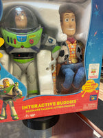 Interactive Buddies Buzz & Woody (Vintage Toy Story, Think Way) **SEALED**