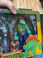 Slash & Leatherhead (TMNT Ninja Turtles, NECA) **SEALED**