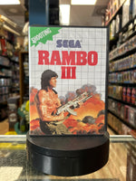 Rambo III 0836 (SEGA Master System SMS, Video Games) **COMPLETE**