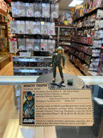 Infantry Trooper Grunt Straight v1 with File Card (Vintage GiJoe, Hasbro) **COMPLETE** - Bitz & Buttons