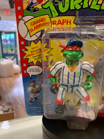 Grand Slammin Raphael 0132 (Vintage TMNT Ninja Turtles, Playmates) Sealed