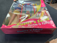 Giggles ‘N Swing Barbie & Kelly 20333 (Barbie, Mattel) Sealed