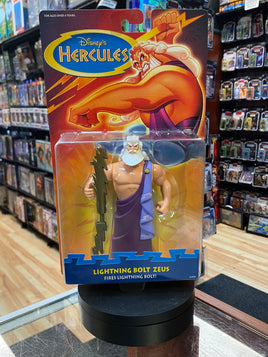 Lightning Bolt Zeus (Vintage Disney Hercules, Mattel) SEALED - Bitz & Buttons