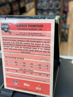 Brenen Thompson -Green Refractor Auto 60/99- (Topps, NFL Flagship 2026)
