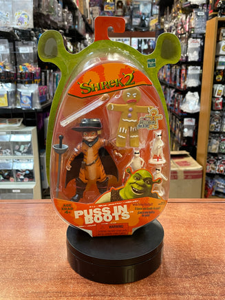 Puss in Boots with Gingy (Vintage Shrek 2, Hasbro) **SEALED** - Bitz & Buttons