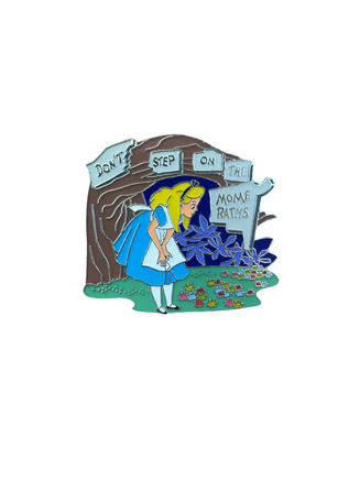 Dont Step on the Mome Raths Alice (Walt Disney World, Pin Traders) - Bitz & Buttons