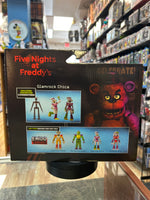 Glamrock Chica & Shattered Glamrock Chica (FNAF, JazWares) **COMPLETE**