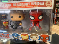 Hawkeye & Spiderman with Mini (Funko Pop, Marvel) EXCLUSIVE - Bitz & Buttons