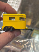 Yellow Pony Trailer with Horses Diecast (Vintage Matchbox, Lesney) - Bitz & Buttons