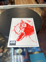 Yoda 1/1 Sketch Card (Star Wars, Topps Chrome 2004)