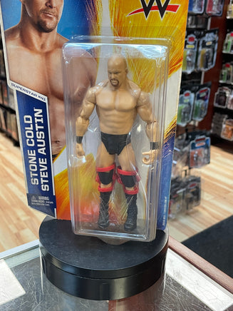 Stone Cold Steve Austin Red Braces (WWE Basic, Mattel) **SEALED** - Bitz & Buttons