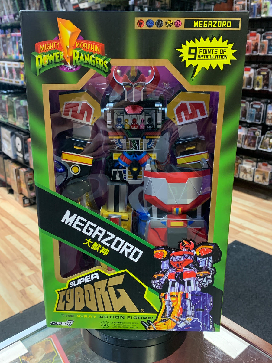 Super Cyborg Megazord (Super 7, Mighty Morphin Power Rangers) **SEALED ...