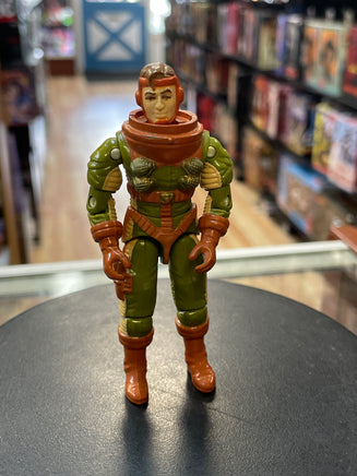 General Hawk with File Card (Vintage GI Joe, Hasbro) **COMPLETE** - Bitz & Buttons