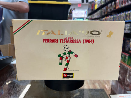 World Cup Ferrari Testarossa 1984 Diecast (Vintage Burago, Italia 90) Open Box - Bitz & Buttons