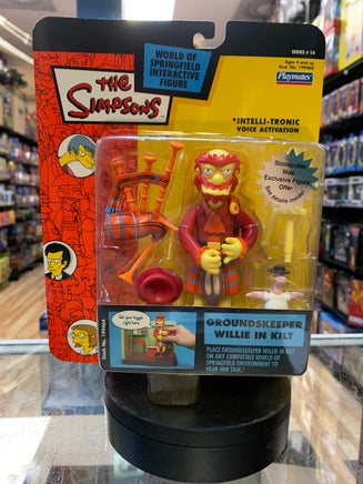 Groundskeeper Willie in Kilt (Vintage Simpsons, Playmates) SEALED - Bitz & Buttons