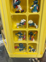 Smurf Collectors Center Display with 75+ Figures  (Vintage PEYO, Schleich) - Bitz & Buttons