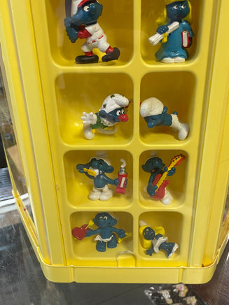 Smurf Collectors Center Display with 75+ Figures  (Vintage PEYO, Schleich) - Bitz & Buttons