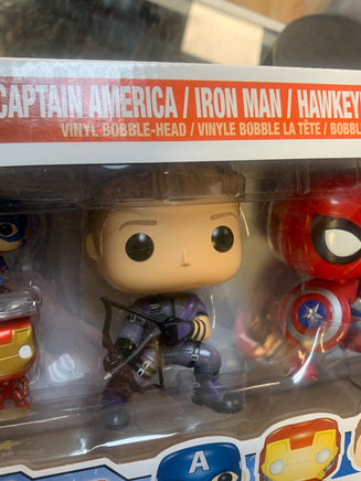 Hawkeye & Spiderman with Mini (Funko Pop, Marvel) EXCLUSIVE - Bitz & Buttons