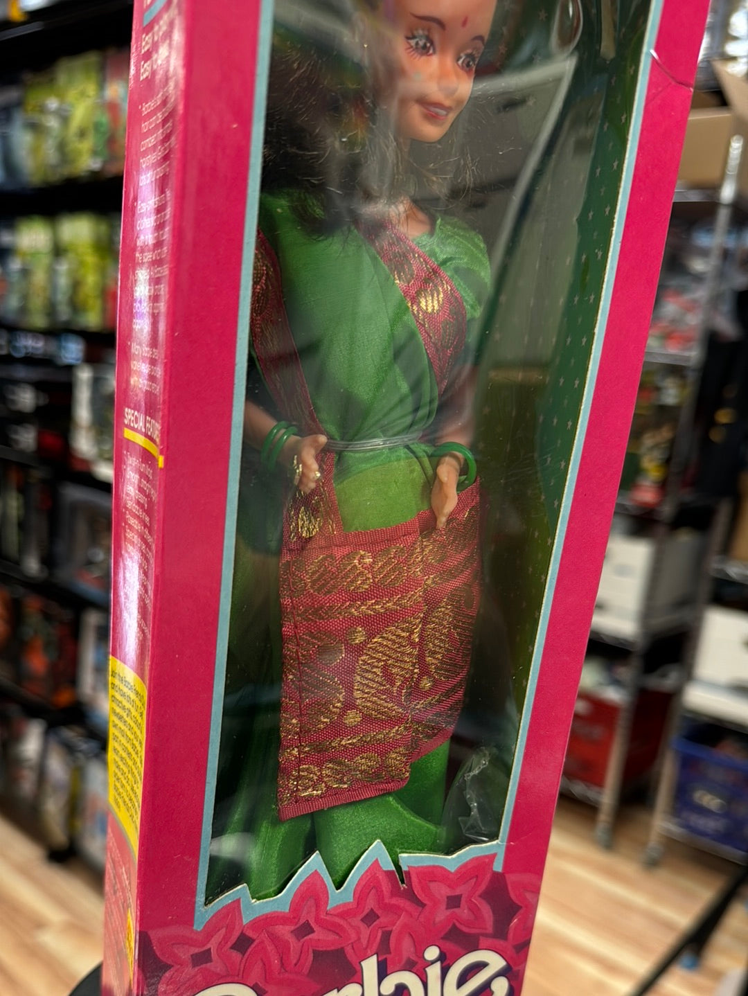 Green Dress Barbie In India 9910 (Vintage Barbie, Leo Mattel)| Bitz & Buttons Green Dress Barbie In India 9910 (Vintage Barbie, Leo Mattel)| Bitz & Buttons