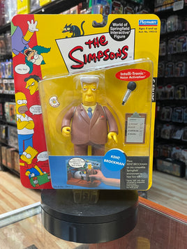 Kent Brockman (Vintage Simpsons, Playmates) SEALED - Bitz & Buttons