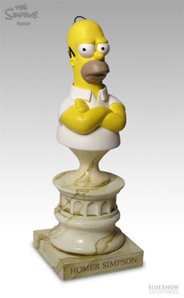 Homer Simpson Polystone Büste (Vintage Sideshow, Die Simpsons) NEUE OFFENE BOX