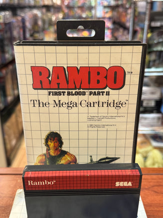Rambo with Box & Manual (Vintage Sega Master System, Video Game) - Bitz & Buttons