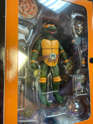 Michelangelo Pizza Club (Teenage Ninja Turtles, TMNT, Neca) SEALED - Bitz & Buttons