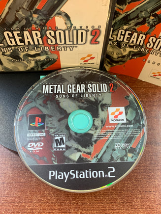 Metal Gear Solid 2 (PS2 Sony Playstation, Video Game) **TESTED** - Bitz & Buttons