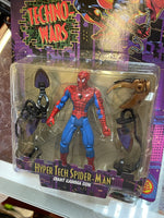 Hyper Tech Spider-Man (Vintage Marvel Spiderman, Toybiz) SEALED - Bitz & Buttons