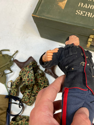 Action Marine with Foot Locker (Vintage 12” GI Joe, Hasbro) **Original** - Bitz & Buttons