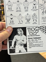 French Card Texas Tornado 1341 (Vintage WWE WWF, Hasbro) Sealed