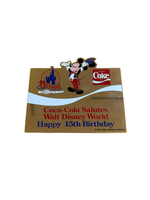 Coca-Cola Disney world 15th birthday(Walt Disney World, Pin Traders)