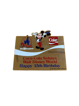 Coca-Cola Disney world 15th birthday(Walt Disney World, Pin Traders) - Bitz & Buttons