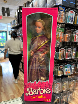Purple Dress Barbie In India 9910 (Vintage Barbie, Leo Mattel)