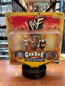 Luna & Sable Grudge Match (Vintage WWF Bone Crunchers, Jakks Pacific) SEALED - Bitz & Buttons