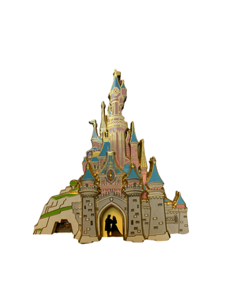 Cast Members Disney Paris Castle Jumbo 3D (Walt Disney World, Pin Traders) - Bitz & Buttons