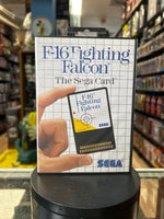 F-16 Fighting Falcon -Sega Card- 0835 (SEGA Master System SMS, Video Games) **COMPLETE**