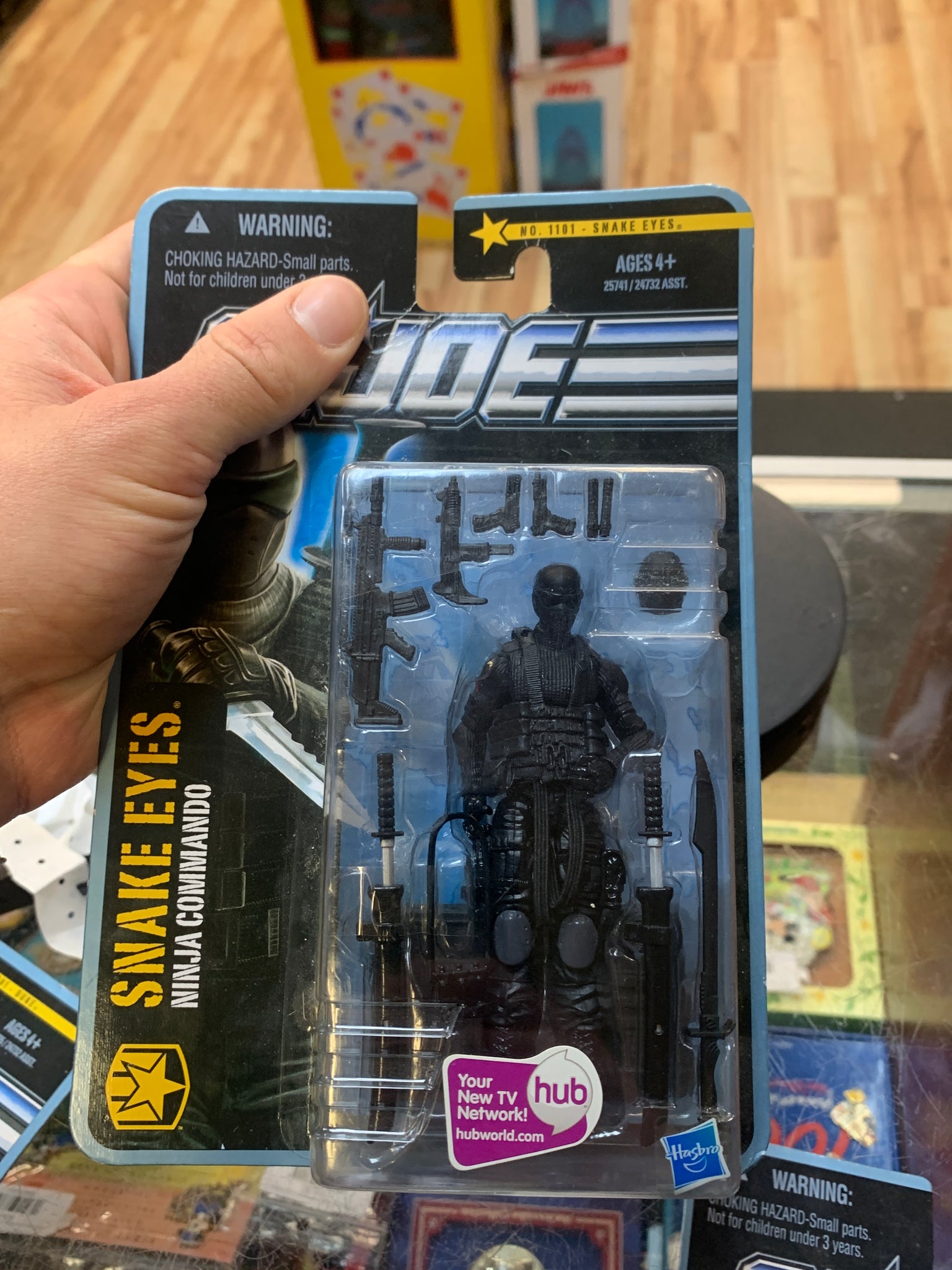 Hasbro G.I. Joe スネークアイズ Ninja Commando Classic Toy Room - NINJA COMMANDO SNAKE EYES G.I. Joe figure