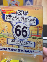 Nissan Skyline GT-R BNR34 Yellow (Hot Wheels Collectors Convention, Mattel) SEALED